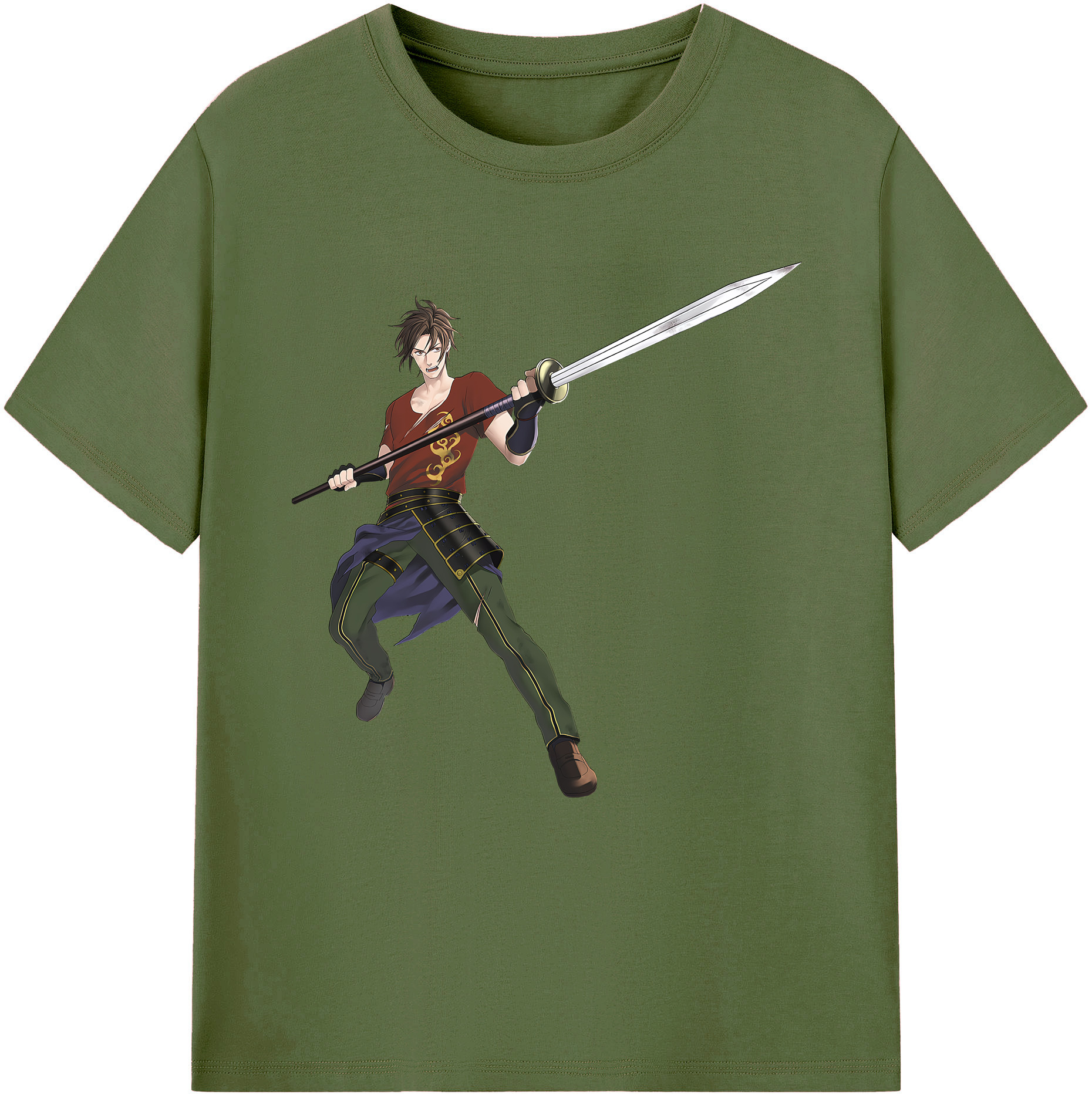 （画像用） 刀剣乱舞 Touken Ranbu 綿100％半袖Tシャツ（フロントプリント）